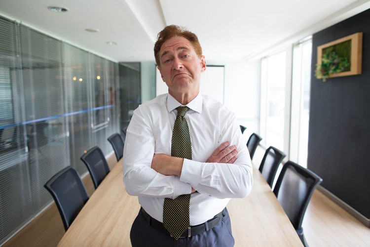 Office worker in a room