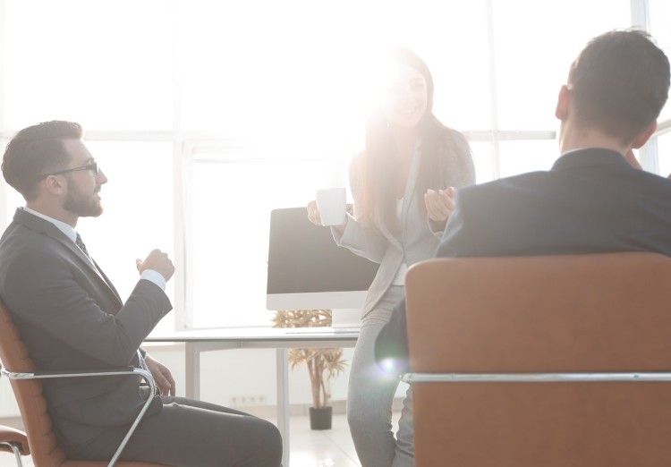 People in a conference room