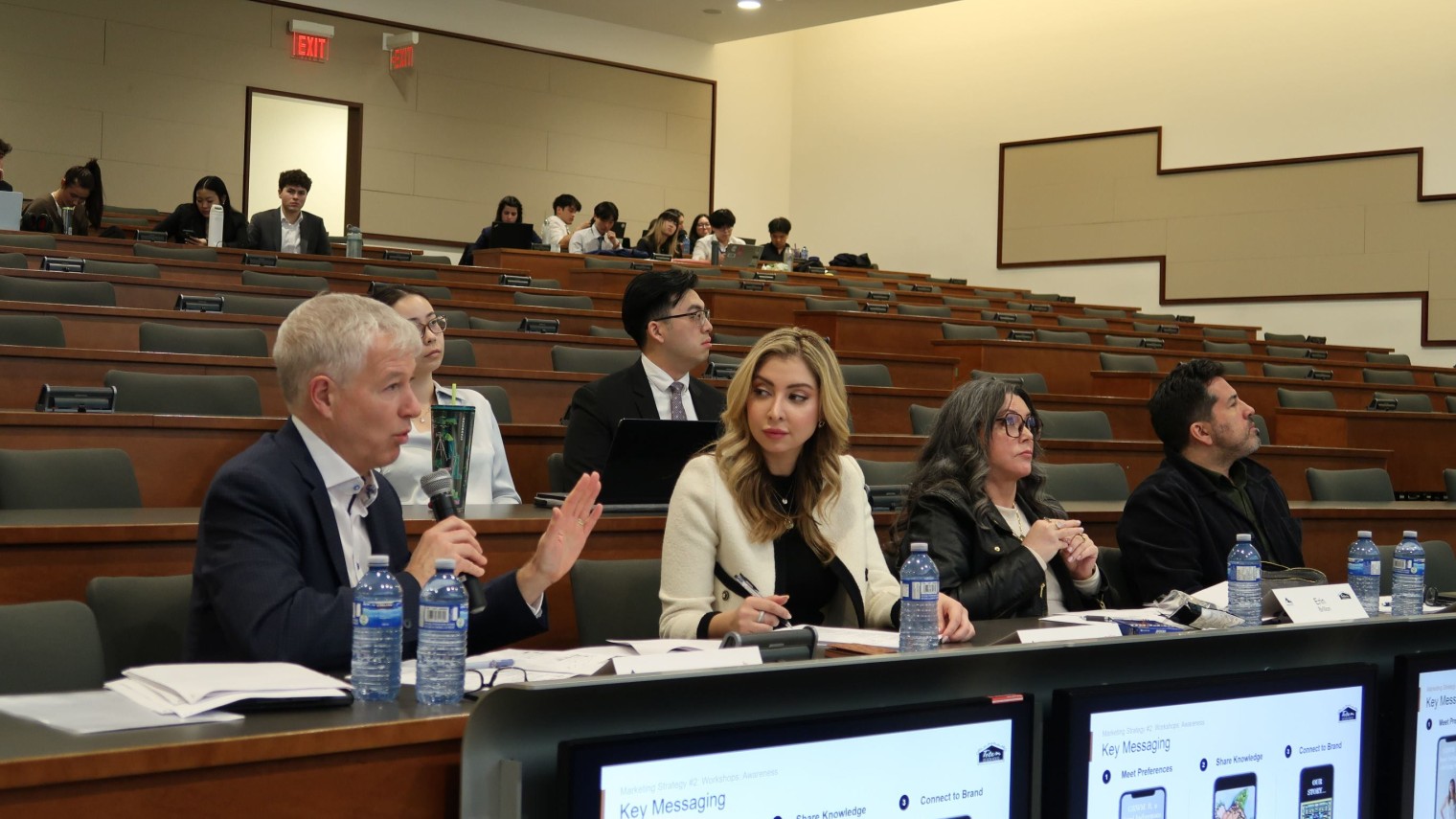 Judges at a competition
