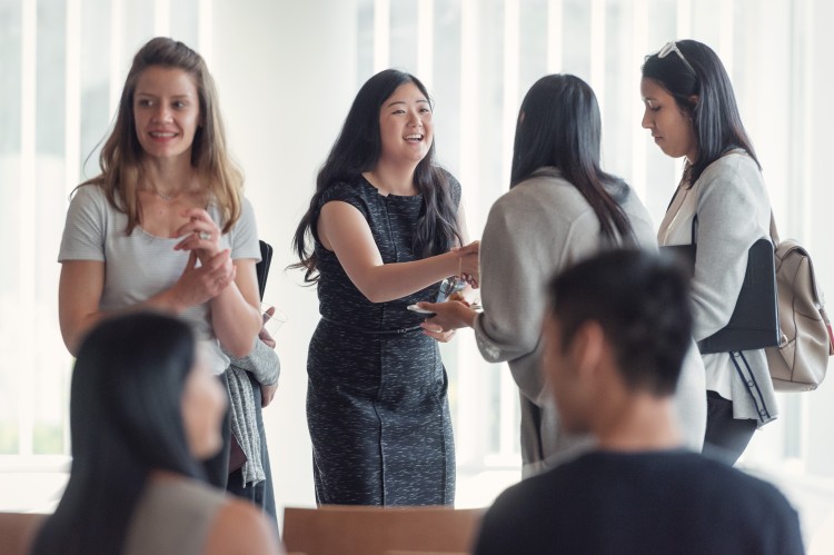 Professionals in discussions